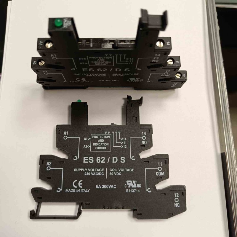 ES62/DS 300V 6A SLİM RÖLE SOKETİ SHC SOKET RÖLE