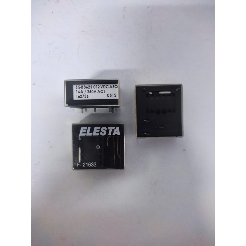 SGR862S 012 VDC 12V 8A 1C 5PIN ALTTAN BACAK ELESTA GÜÇ RÖLE