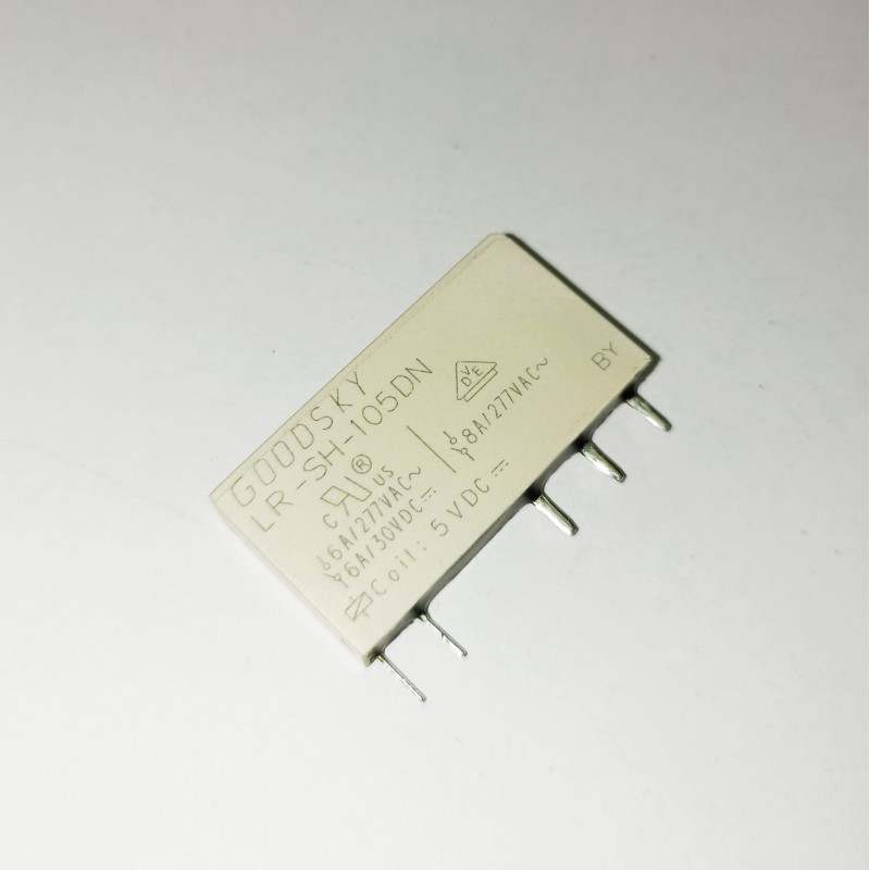 LR-SH-105DN 5V 6A 1C 5PIN GOODSKY Yassı RÖLE