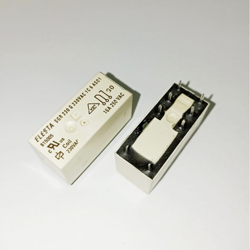 SGR230G230VAC 230VAC 16A 1C 8PIN ELESTA GÜÇ RÖLE